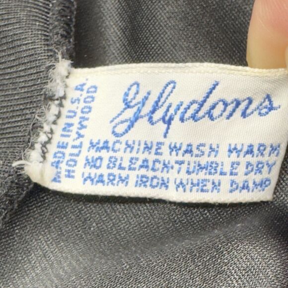 Vintage Glydons Maxi Slip Dress Womens 32 USA Hollywood Babydoll Goth Witchy Y2K - Picture 13 of 16